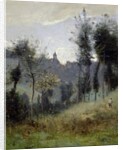 Canteleu near Rouen, 19th century by Jean Baptiste Camille Corot