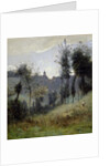 Canteleu near Rouen, 19th century by Jean Baptiste Camille Corot