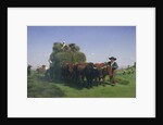 Haymaking, Auvergne by Rosa Bonheur