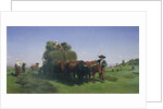 Haymaking, Auvergne by Rosa Bonheur