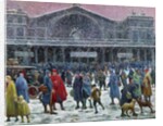 Gare de l'Est Under Snow, 1917 by Maximilien Luce