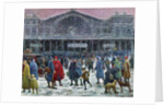 Gare de l'Est Under Snow, 1917 by Maximilien Luce