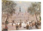 Place de l'Hotel-de-Ville, Paris by Jean Francois Raffaelli