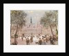 Place de l'Hotel-de-Ville, Paris by Jean Francois Raffaelli