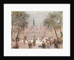Place de l'Hotel-de-Ville, Paris by Jean Francois Raffaelli