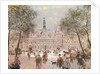 Place de l'Hotel-de-Ville, Paris by Jean Francois Raffaelli