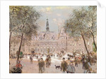 Place de l'Hotel-de-Ville, Paris by Jean Francois Raffaelli