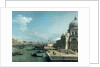 The Entrance to the Grand Canal and the church of Santa Maria della Salute, Venice by (1697-1768) Canaletto