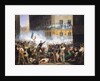 Battle in the rue de Rohan, 28th July 1830, 1831 by Hippolyte Lecomte