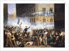 Battle in the rue de Rohan by Hippolyte Lecomte