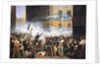 Battle in the rue de Rohan by Hippolyte Lecomte