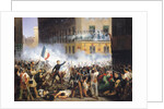 Battle in the rue de Rohan, 28th July 1830, 1831 by Hippolyte Lecomte