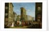 Passage of Allied Sovereigns in Front of the Porte Saint-Denis, 31st March 1814 by Jean Zippel