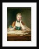 Madame du Chatelet-Lomont working, 18th century by Maurice Quentin de la Tour
