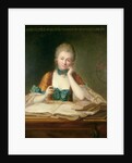 Madame du Chatelet-Lomont working, 18th century by Maurice Quentin de la Tour