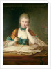 Madame du Chatelet-Lomont working, 18th century by Maurice Quentin de la Tour