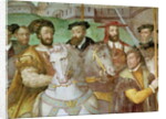Detail from The Solemn Entrance of Emperor Charles V, Francis I and Alessandro Farnese to Paris in 1540 by Taddeo & Federico Zuccaro