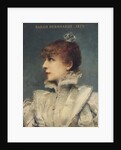 Sarah Bernhardt 1875 by Louise Abbema