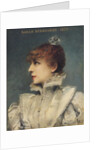 Sarah Bernhardt 1875 by Louise Abbema