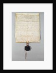 Charter of the Peronne Commune, granted by Philippe Auguste 1209 by French School