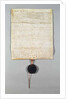Charter of the Peronne Commune, granted by Philippe Auguste 1209 by French School