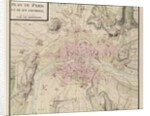Map of Paris and its Surroundings by Sebastien Le Prestre de Vauban
