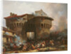Combat at Porte Pannessac in 1562 by Julien-Michel Gue