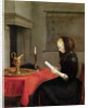 Woman Reading, c.1662 by Gerard Terborch