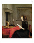Woman Reading, c.1662 by Gerard Terborch