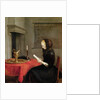 Woman Reading, c.1662 by Gerard Terborch