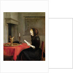 Woman Reading, c.1662 by Gerard Terborch