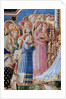The Coronation of the virgin, detail of musical angels from the left hand side, c.1430-32 by Fra Angelico