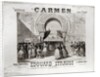 Cover of the score of piano quadrille from 'Carmen' by Edouard Strauss by A. Lamy