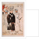 John Huss with two soldiers on the way to his execution, 6 July 1415, after a drawing by Ulrich Reichenthal 1861-68 by Alfred Mouillard