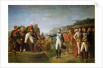 Farewell of Napoleon I and Alexander I after the Peace of Tilsit, 9th July 1807 by Gioacchino Giuseppe Serangeli