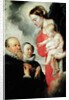 Madonna and Child with the donors Alexandre Goubeau and his wife Anne Antoni by Peter Paul Rubens