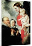 Madonna and Child with the donors Alexandre Goubeau and his wife Anne Antoni by Peter Paul Rubens