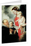 Madonna and Child with the donors Alexandre Goubeau and his wife Anne Antoni by Peter Paul Rubens