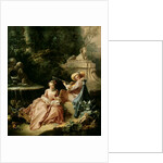 The Music Lesson, 1749 by Francois (attr. to) Boucher