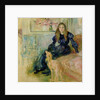 Julie Manet and her Greyhound Laerte, 1893 by Berthe Morisot