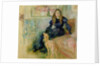 Julie Manet and her Greyhound Laerte, 1893 by Berthe Morisot