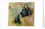 Julie Manet and her Greyhound Laerte, 1893 by Berthe Morisot