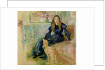 Julie Manet and her Greyhound Laerte, 1893 by Berthe Morisot