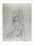 Charlotte de Savoie wife of Louis XI from the'Recueil d'Arras' by Flemish School