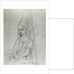 Charlotte de Savoie wife of Louis XI from the'Recueil d'Arras' by Flemish School