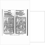 Pathelin and the Draper and Pathelin before the Judge by French School