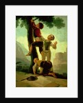 Boys Climbing a Tree, cartoon for a tapestry, 1790-92 by Francisco Jose de Goya y Lucientes