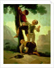 Boys Climbing a Tree, cartoon for a tapestry, 1790-92 by Francisco Jose de Goya y Lucientes