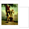 Boys Climbing a Tree, cartoon for a tapestry, 1790-92 by Francisco Jose de Goya y Lucientes