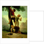 Boys Climbing a Tree, cartoon for a tapestry, 1790-92 by Francisco Jose de Goya y Lucientes